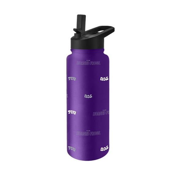 Logo Brands TCU Horned Frogs 34oz. Steep and Repeat Quencher Bottle