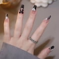 thumbnail image 4 of Fiudx Set de Decoración de Uñas, Uñas Postizas Shiny Love Pearl, Fácil Aplicación con Pegamento, Diseño Acrílico Duradero, Perfecto para Bodas, Citas, Festividades, Estilo Elegante para Cualquier Oca, 4 of 6