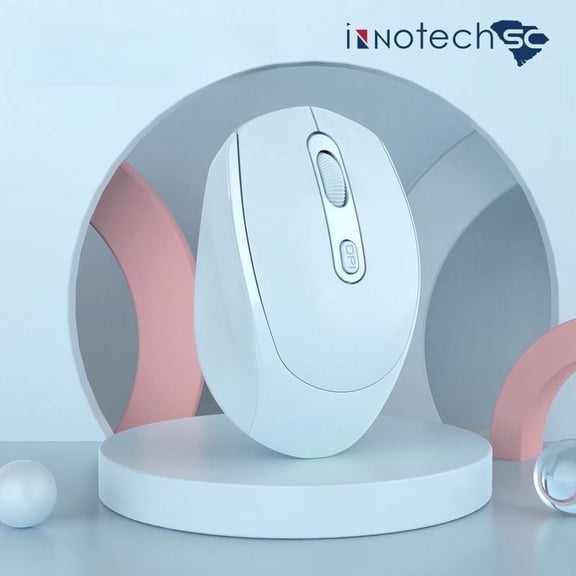 Innotech Sc Wireless Mouse, 2.4G Noiseless Mouse with USB Receiver - Portable Computer Mice for PC, Tablet, Laptop with Windows System- Blue