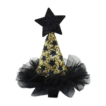 Small Cosplay Hat,Halloween Pet Costume Accessories,Pet Halloween Cosplay,Dog Puppy Hair Accessories,Adjustable Cute Pet Hat , Five Pointed Star