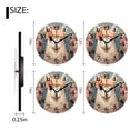 thumbnail image 2 of Battery Operated Analog Wall Clocks Non-Ticking Silent Modern Clock Decorative for Home,Office-Charming Portrait Of Alpaca Adorned With Floral Headpiece(16inch), 2 of 4