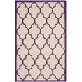thumbnail image 2 of SAFAVIEH Cambridge Kevin Geometric Wool Area Rug, Ivory/Purple, 6' x 9', 2 of 6