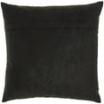 thumbnail image 2 of Mina Victory Sofia Distressed Metallic 20"x20" Black Rose Gold Throw Pillow, 2 of 6