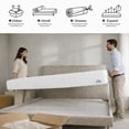 thumbnail image 5 of L’Baiet Twin size 10-inch Memory Foam Mattress, Medium Firm, Gel Infused Top Layer, CertiPUR-US Certified Foam, OEKO-Tex Cover, Bed-in-a-Box, 5 of 9