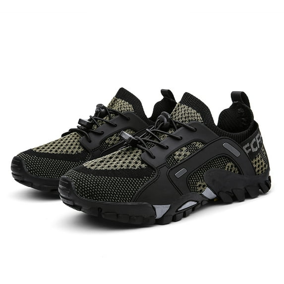 Men's Quick Drying Water Shoes for Beach or Water Sports Lightweight Slip On Walking Shoes
