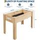 thumbnail image 2 of Garvee Jardinera de Madera, Cama de Jardín Elevada de Madera con Patas y Ganchos, 46,06 x 23,1 x 30", Roble, 2 of 7