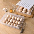 thumbnail image 2 of Caja automática de almacenamiento de huevos con tapa para almacenar 18 huevos en la cocina JAMW Sencillez, 2 of 5