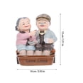 thumbnail image 3 of 1pc Grandpa and Grandma Decoration Creative Cake Ornament Home Mini Adornment, 3 of 9