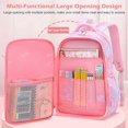 thumbnail image 4 of Girls Backpack, 16.5 * 13.5 * 7 inches School Backpack for Girls, Lightweight Kids Backpack with Compartments, Kids' School Bag for Age 4-10 Years Old, 4 of 4