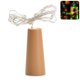 thumbnail image 1 of 2m 20 Led botella de vino luces de cadena corcho en forma de lámpara de tapón de vidrio Navidad Diy, 1 of 5
