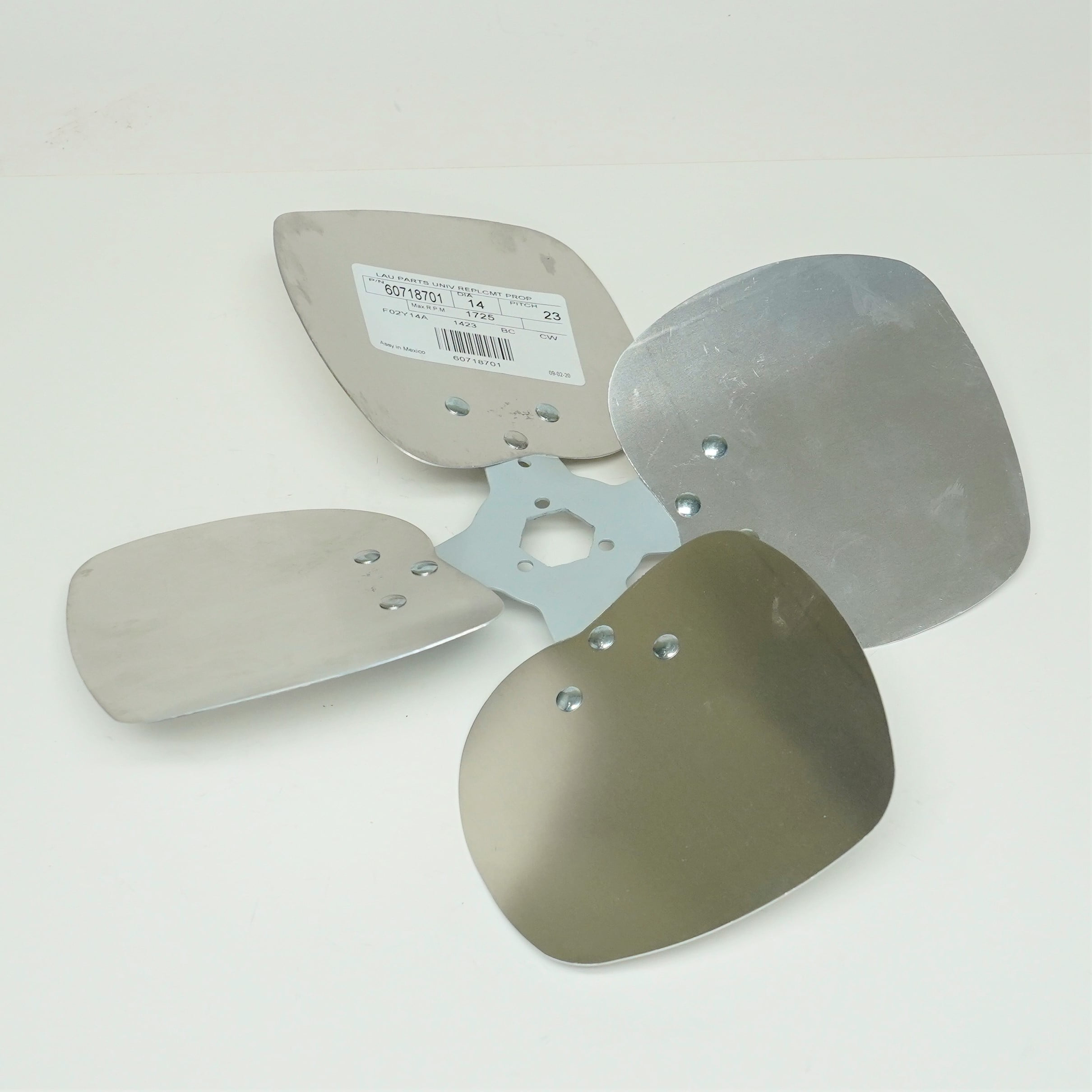 Lau 60718701 14" Fan Blade CW Rotation 23 Degree Pitch 4 Blades