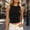 *Black, variant on ClodeEU Women's Crewneck Sleeveless Cinched Waist Tank Top,Casual Solid Color Slim Fit Top Army Green,Women's Plus L