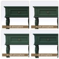 thumbnail image 5 of HLR 25" Mid Century Nightstand Set of 2, Assembled Wood Bedroom End Table with USB Ports and Outlets, Green, 5 of 13