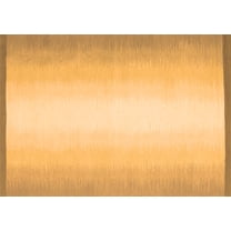 Ahgly Company Indoor Rectangle Abstract Orange Contemporary Area Rugs, 5' x 7'