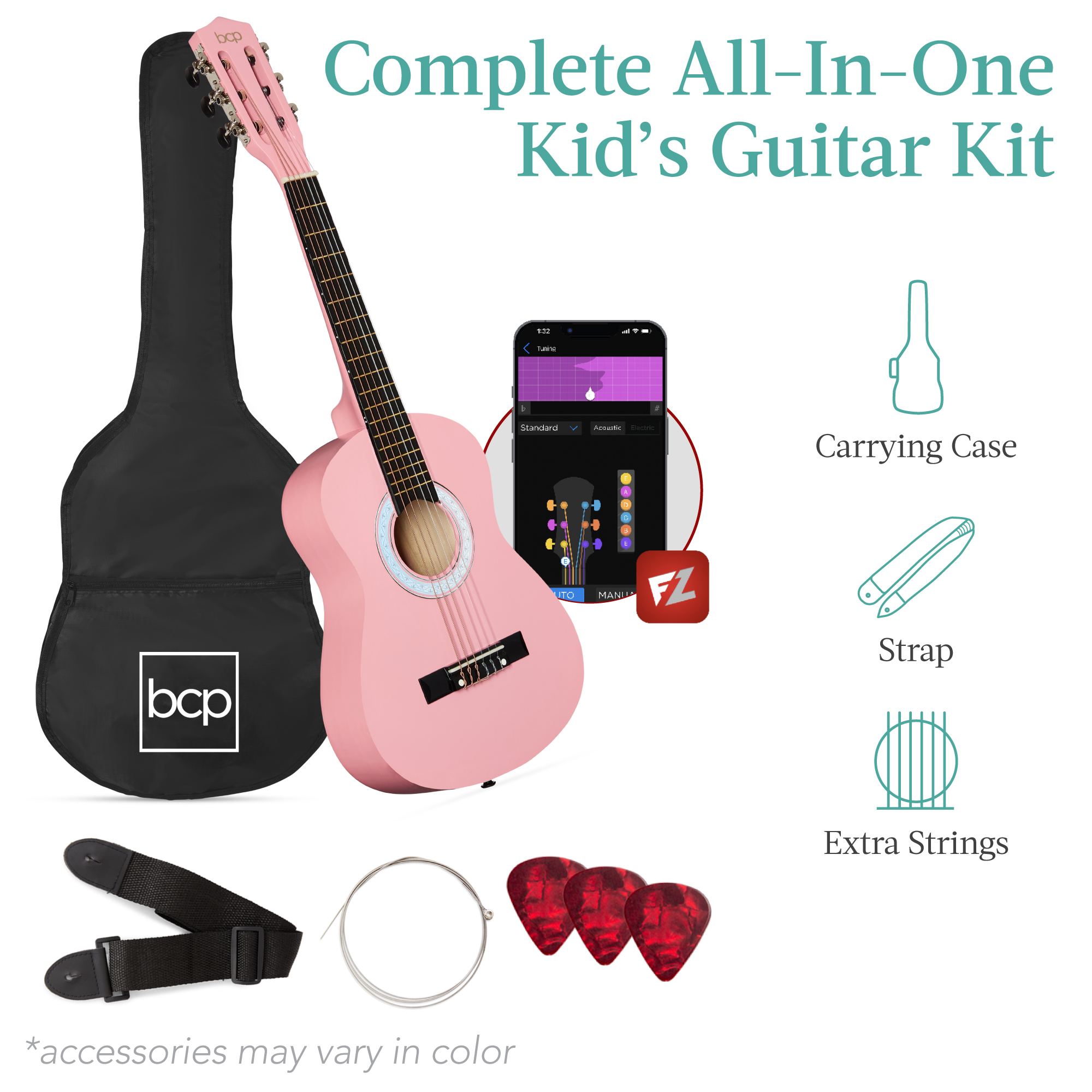 Best Choice Products 30in Kids Acoustic Guitar Starter Kit photo 3