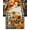 Beige, variant on Table Runner Dresser Scarves 36 Inch Long,Autumn Harvest Sunflower Pumpkin Linen Dining Table Runners Fall Maple Leaves Brown Wood Tabletop Scarf for Wedding Holiday Party Kitchen