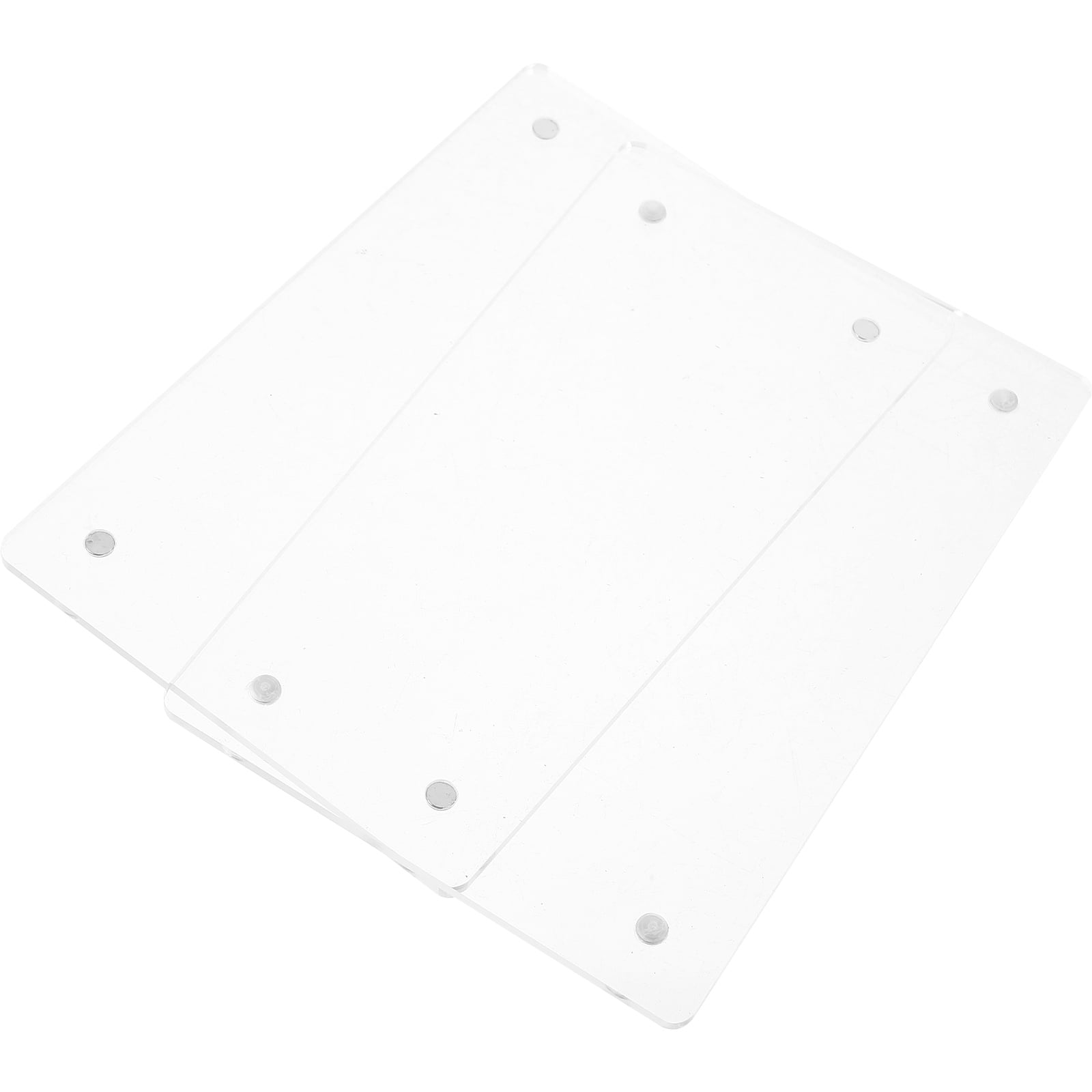 Amosfun Acrylic Sign Sided Display Double Holder Frame for Store Retail