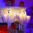 thumbnail image 3 of Luces colgantes de Halloween XINYU con forma de fantasma y luz LED cálida, 3 of 6