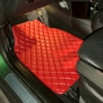 thumbnail image 4 of Red Leather Carpet For Car,Simple Style Universal Size Car Floor Mats For Man/Woman,Heavy Duty,Easy To Clean,Going Through All Seasons, 4 of 6
