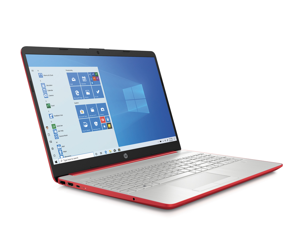 HP 15.6" Laptop, Intel Pentium Silver N5000, 4GB RAM, 500GB HD, Windows 10 Home, Scarlet Red, 15-dw0081wm - image 2 of 4