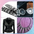 thumbnail image 4 of 30Pcs 2 Styles Punk Style Cone Alloy Rivets Platinum 20.5~28x6.5~9mm 15pcs/set, 4 of 9