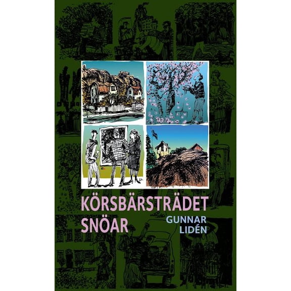 Körsbärsträdet snöar: Teckningar och dikter 2017-2018, (Paperback)
