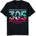 thumbnail image 2 of 100% Cotton Miami Palm Trees Sunset Gradient, 2 of 5