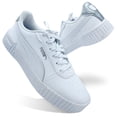 thumbnail image 4 of Tenis Puma Carina 2.0 Jr Modelo 394423 Retro Juvenil Blanco Silver, 4 of 5