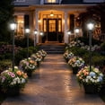 thumbnail image 6 of 76" Solar Outdoor Lamp Post Light with Planter Modern Street Lamp Post Waterproof, 60 Lumens Dusk to Dawnfor Garden Yard Driveway Porch Patio, Cool White, 6 of 7