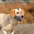 thumbnail image 6 of Short Snout Muzzle, Dog , Adjustable,Grooming Tools, Protection, Soft Breathable Mouth Muzzle for Licking Chewing , Pink S, 6 of 8