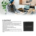thumbnail image 3 of Extractor de Sonido de Interfaz Multimedia HD, Enchufe Adaptador Divisor de Sonido y reproducir 3.5 mm para dvd para laptop, 3 of 7