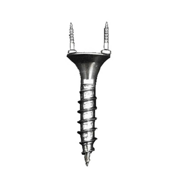Peggybyg 50x Double-headed Solid Wood Baseboard Seamless Nails Foot Line Invisible Screws
