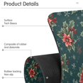thumbnail image 4 of Yayeee Faucet Mat for Kitchen Sink 14.7" Diatomite Long Splash Guard Pad, Floral Christmas, 2 Pack, 4 of 7