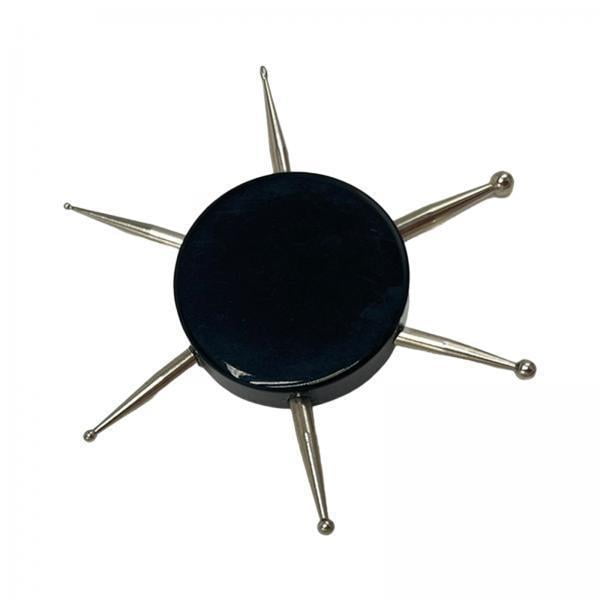 Herramienta Multiusos para Punteado de Uñas Sunnimix 6 Cabezas Negro 4 piezas
