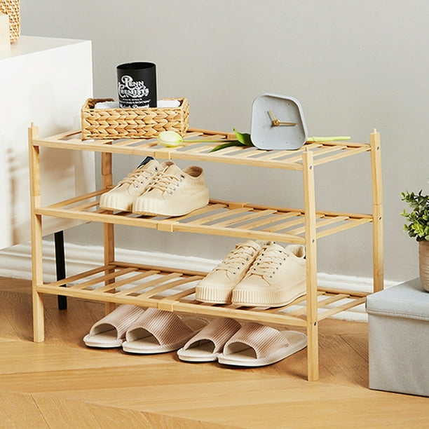 LEGUANG Zapatero Apilable De 3 Niveles, Para Armario De Dormitorio, Entrada, Pas