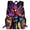J, variant on Oxford Cloth Large Capacity Backpack, Spider Web Travel Stamp Bookbag with Side Bottle Pockets for Back to School