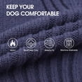 thumbnail image 2 of XXL Dog Sweater,Thermal Knit Big Dog Sweater Christmas,Pet Turtleneck Doggy Sweatshirt for Extra Large Dogs Boy Girl,Stretchy Large Dogs Cold Weather Outfit Pitbull Clothes,(Green XXL), 2 of 7