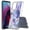 Blue Flower, variant on AquaFlex Hybrid Slim Designed For Moto G Stylus 2022 Case Floral And Plant Series