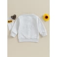 thumbnail image 4 of Cenuakty Baby Boys Sweatshirts Long Sleeve Crew Neck Letter Embroidery Pullovers Toddler Fall Tops, 4 of 9