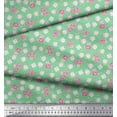 thumbnail image 3 of Soimoi Cotton Duck Fabric Leaves & Rose Floral Print Fabric by the Yard 42 Inch Wide, 3 of 3
