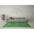 thumbnail image 3 of Ahgly Company Indoor Round Persian Emerald Green Traditional Area Rugs, 5' Round, 3 of 4