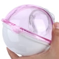 thumbnail image 4 of Rueda de ejercicio para correr para hámster encantador de 13cm, juguete de plástico para mascotas pequeñas, juguete para correr para ratas (rosa), 4 of 11