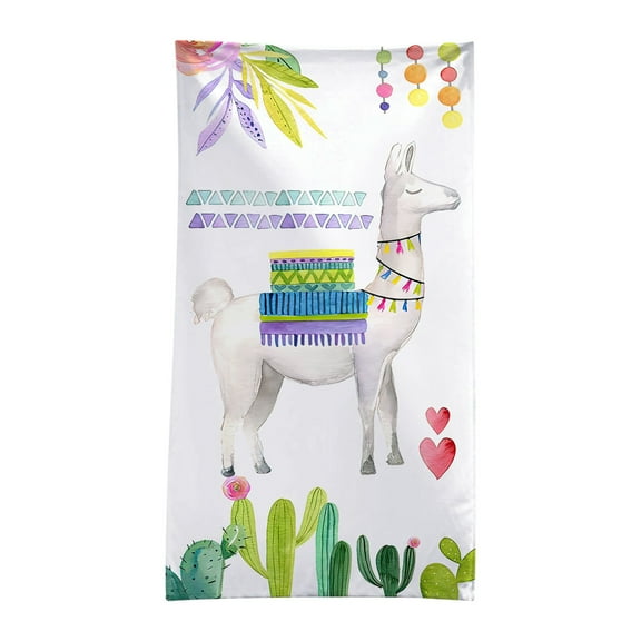 Zatoumnr Super Lightweight Colorful Square Microfiber Beach Towel, 30"x60", Sandproof Blanket, Great for Travel, Swimming, and Pool