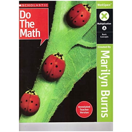 Pre-Owned Scholastic Do the Math: Multiplication A Annotated Teacher Version WorkSpace (Paperback) 0545006961 9780545006965