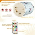 thumbnail image 5 of Yayeee Flameless Candles with Remote Flickering Battery Operated Multi Color Changing, Hockey Action Zone, 5 of 7