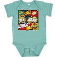thumbnail image 3 of Inktastic My Nana Loves Me Boys or Girls Baby Bodysuit, 3 of 5