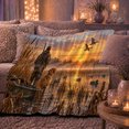 thumbnail image 6 of Waterfowl Hunter Retriever At Sunset Marsh Tranquil Outdoor, Peaceful Artistic Scene, Warm Flannel Blanket for Cabin and Lodge, Animal Lovers person's Day Gift, Artistic Home Decor, 6 of 9