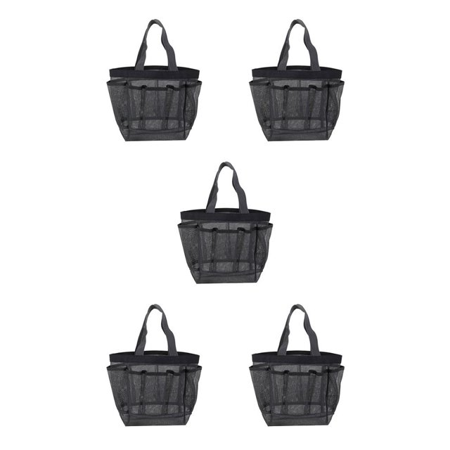 Minnieouse Tote de ducha con 8 bolsillos de almacenamiento Organizador de maquillaje Ourdoor Equipaje Colgando Bolsa de baño Artículos de Type2 NO2