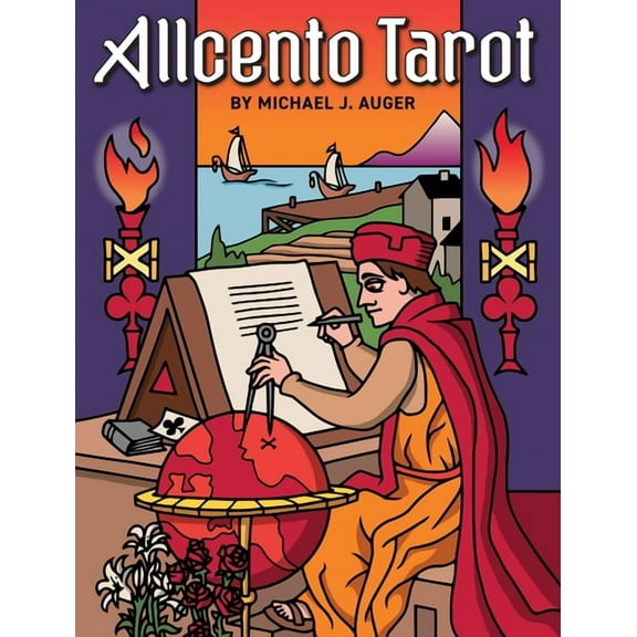 Allcento Tarot: Expanded Deck, 100 Tarot Cards with Whimsical Art and Black Painted Edges, Zodiac and Triumph Cards, 144, (Hardcover)