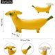 thumbnail image 3 of Lindas estatuas de jardín para perros de plátano, adornos creativos de resina para jardín, divertidas estatuas de perros adecuadas para el hogar, patio, jardín, oficina, decoraciones al aire libre, estante colgante para regalos de jardín Sincero Electrónica, 3 of 5